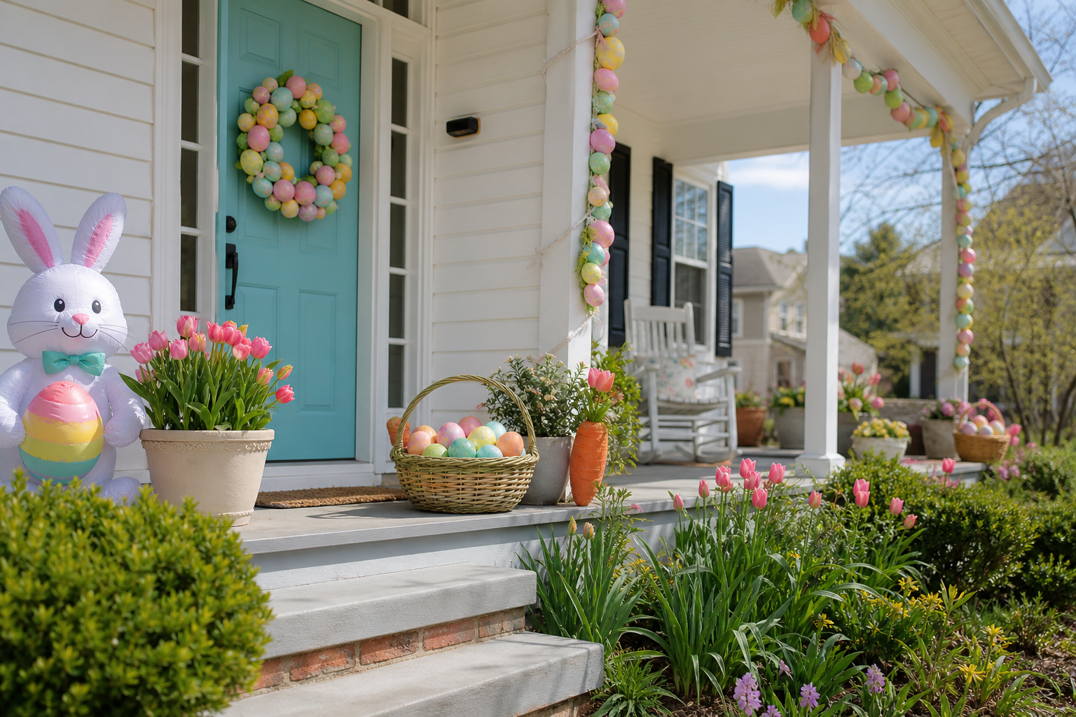 Pastel Egg Wreath